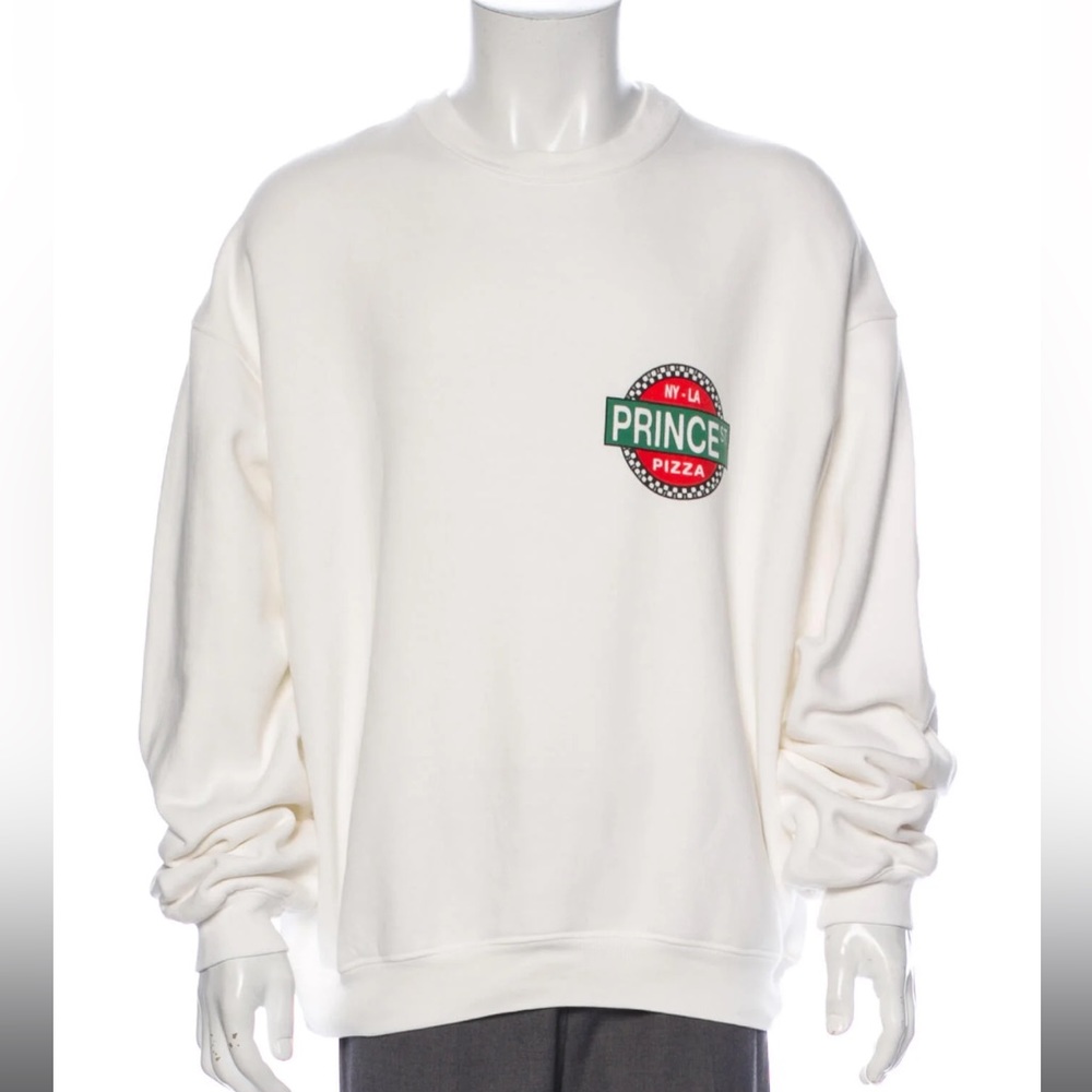 Madhappy x Prince St. Pizza Graphic Print Sweatshirt